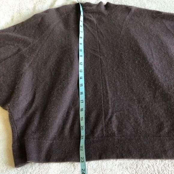 Anne Taylor Loft Cashmere Dolman Sleeved Cocoon Shrug Cardigan - Picture 7 of 11